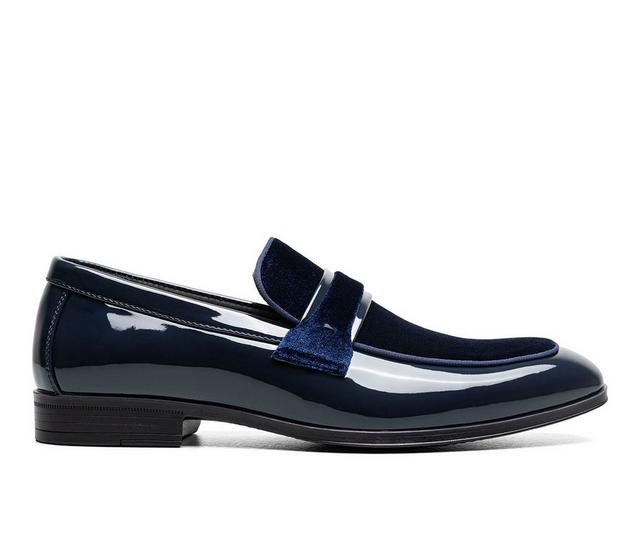 Men's Stacy Adams Spratley Dress Shoes in Navy color