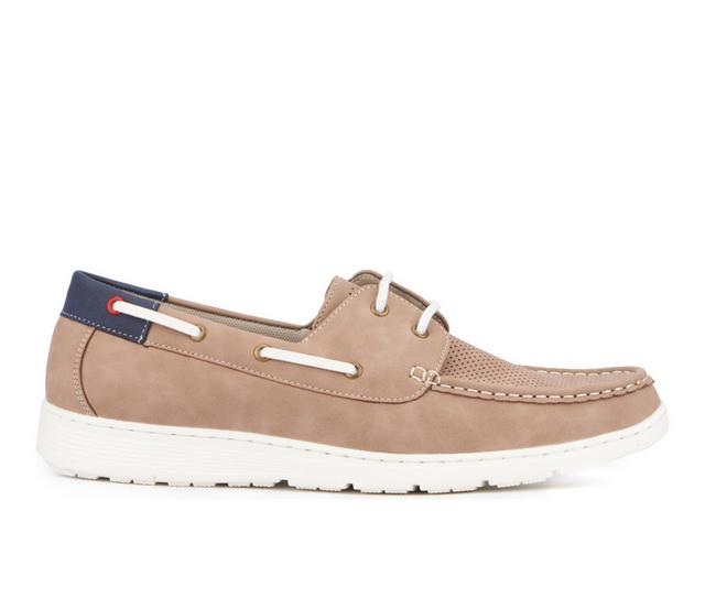 Men's Xray Footwear Trent Boat Shoes in Taupe color