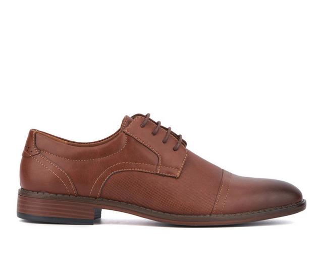 Men's Xray Footwear Rhinos Dress Oxfords in Cognac color