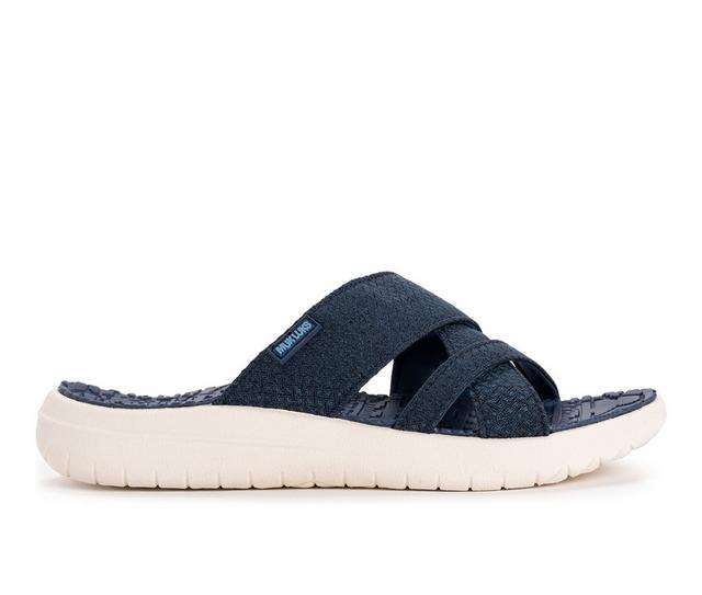 Women's MUK LUKS Sassy Sport Sandals in Navy color