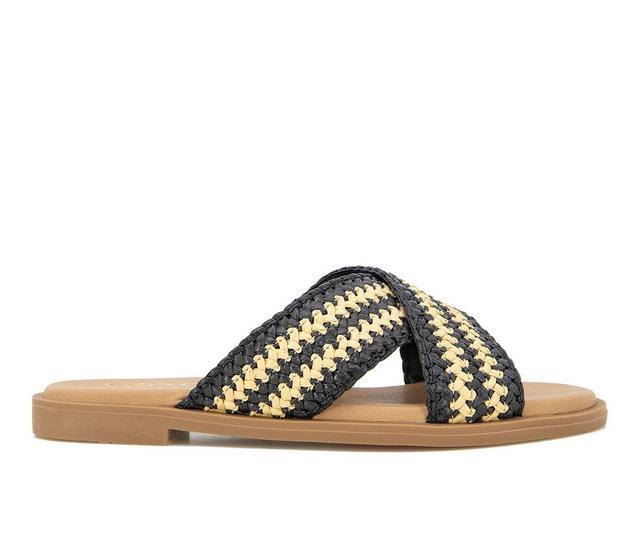 Women's XOXO Melly Sandals in Black color