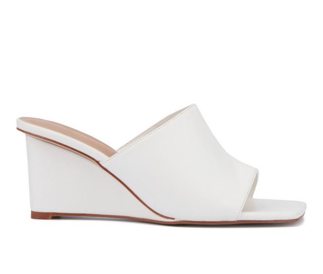 Women's Torgeis Candie Wedge Sandals in White color