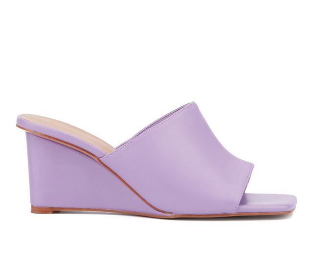 Women's Torgeis Candie Wedge Sandals in Purple color