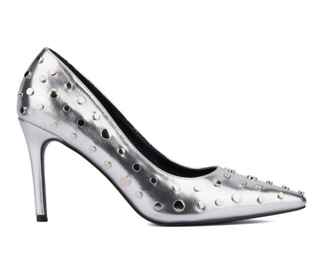 Women's Torgeis Zoelle Stiletto Pumps in Silver color