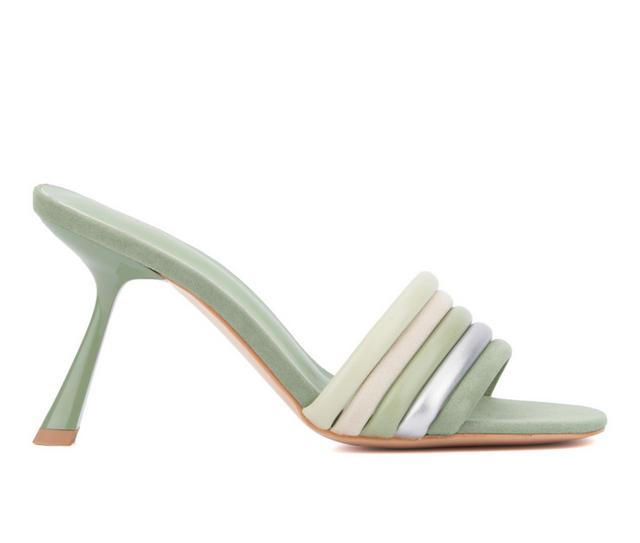 Women's Torgeis Idra Dress Sandals in Sage Green color