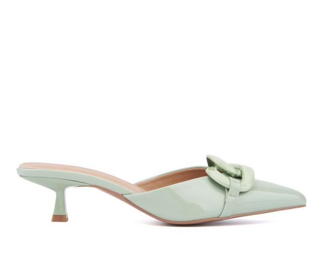 Women's Torgeis Agustina Pumps in Green color