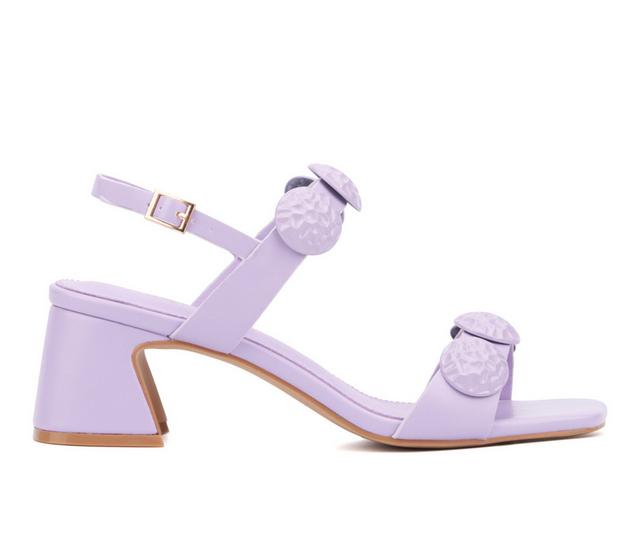 Women's Torgeis Felicia Dress Sandals in Lilac color