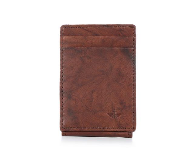 Dockers Accessories Leather RFID Wide in Brown color