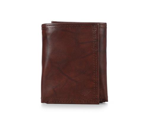 Dockers Accessories Leather RFID x-cap Trifold in Brown color