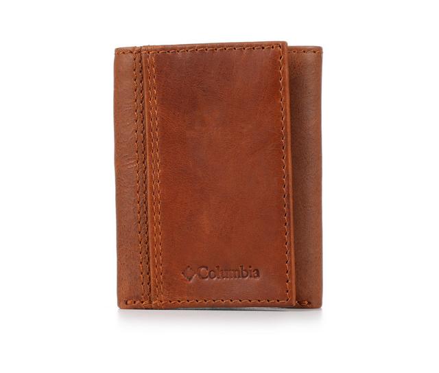 Columbia Leather RFID Trifold in Tan color