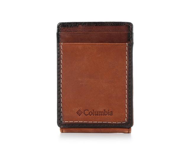 Columbia Leather Front Pocket in Brown color