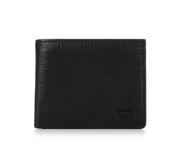 Levi's Accessories Leather Passcase Wallet in Black color