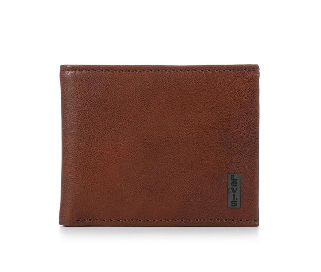 Levi's Accessories Leather RFID Moore Traveler Wallet in Brown color