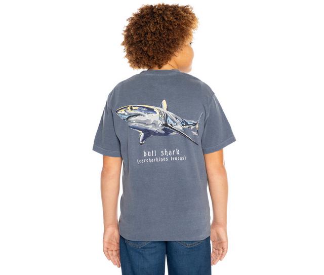 PHINS Bull Shark T-shirt in Denim color