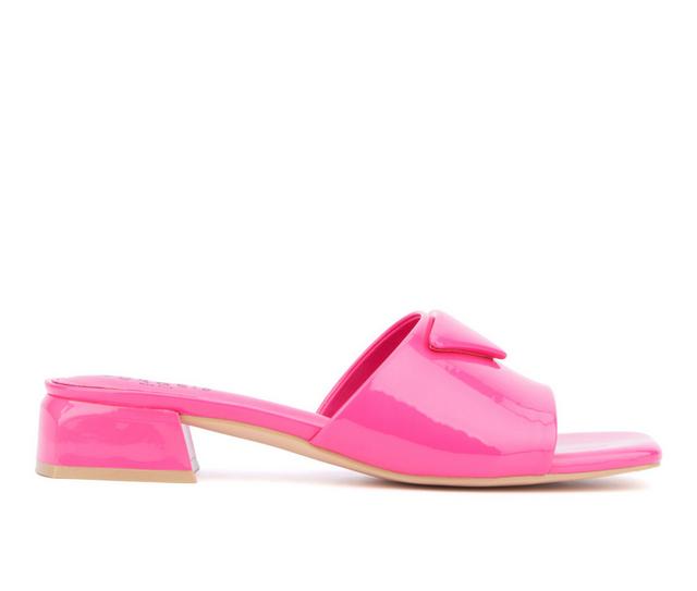 Women's Torgeis Polyanna Dress Sandals in Hot Pink color