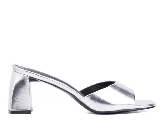 Women's Torgeis Isadora Dress Sandals in Silver color