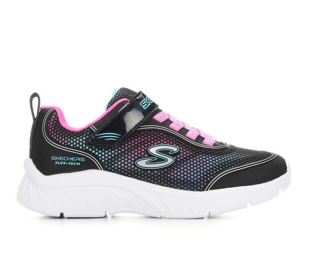 Girls' Skechers Microspec Plus Element Running Shoes in Black/Multi color