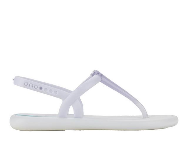Women's Ipanema Glossy Flip-Flops Sandals in White/Clear color
