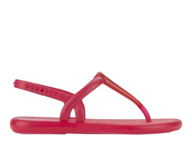 Women's Ipanema Glossy Flip-Flops Sandals in Red/Red color