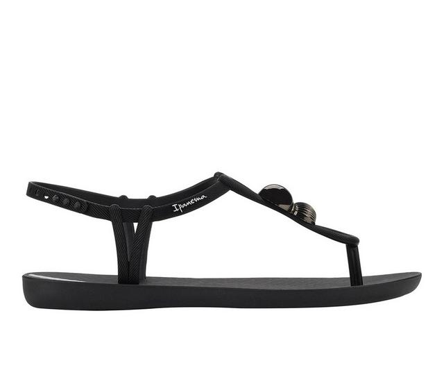Women's Ipanema Class Spheres Sandals in Black/Silver color