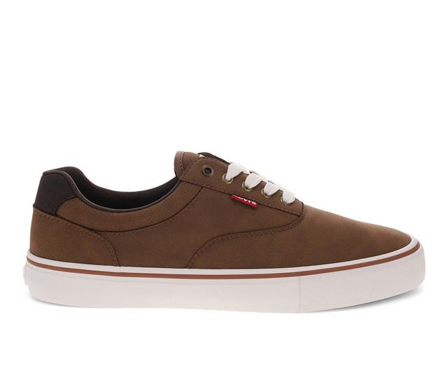 Men's Levis Thane Casual Sneakers in Chestnut/Brown color