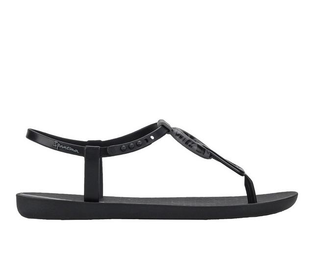 Women's Ipanema Class Marble Sandals in Black/Grey color