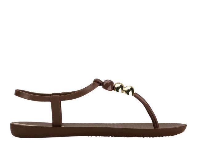 Women's Ipanema Class Blown Sandals in Brown/Bronze color