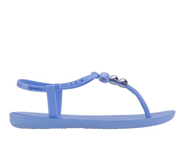 Women's Ipanema Class Blown Sandals in Blue/Metallic color