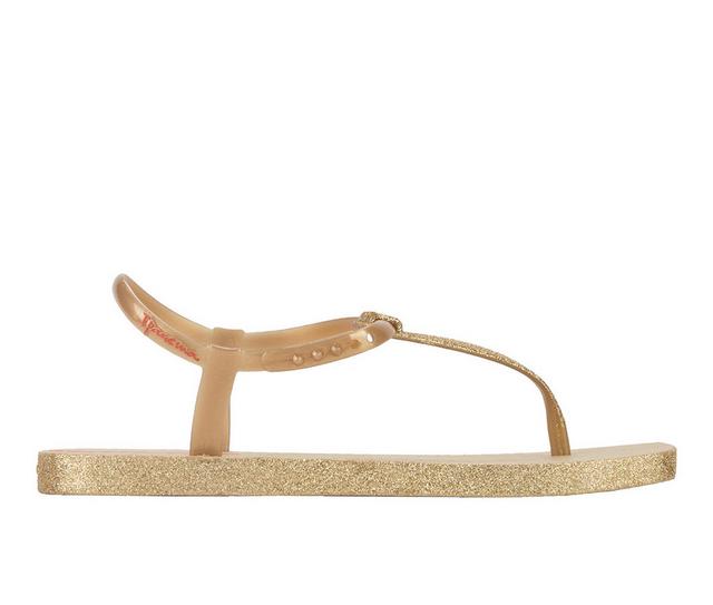 Women's Ipanema Class Edge Glow Sandals in Beige/Gold color