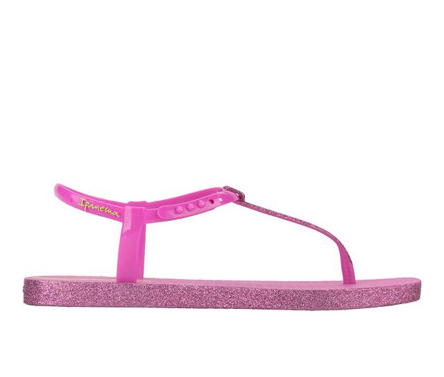 Women's Ipanema Class Edge Glow Sandals in Pink Glitter color