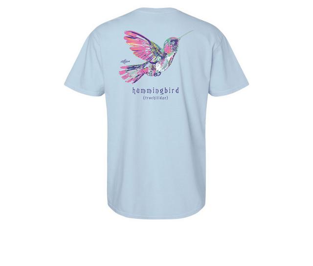 PHINS Hummingbird Short Sleeve Shirt in Hydrangea color