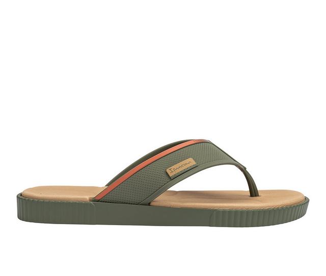 Men's Ipanema Vintage Flip-Flops in Green/Beige color