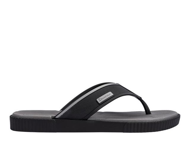 Men's Ipanema Vintage Flip-Flops in Black/Grey color