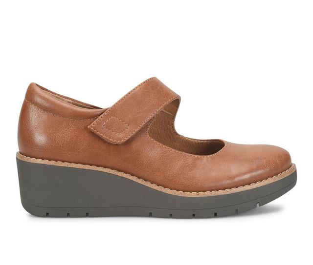 Women's EuroSoft Franlee Mary Jane Wedges in Luggage color