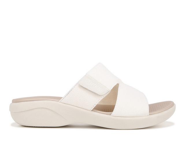 Women's BZEES Carefree Sandals in White color