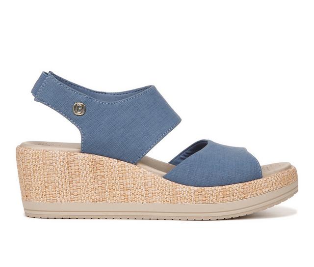 Women's BZEES Reveal Wedge Sandals in Blue color