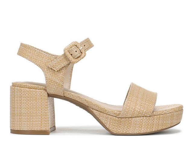 Women's LifeStride Rhythmn Platform Dress Sandals in Natural Tan color