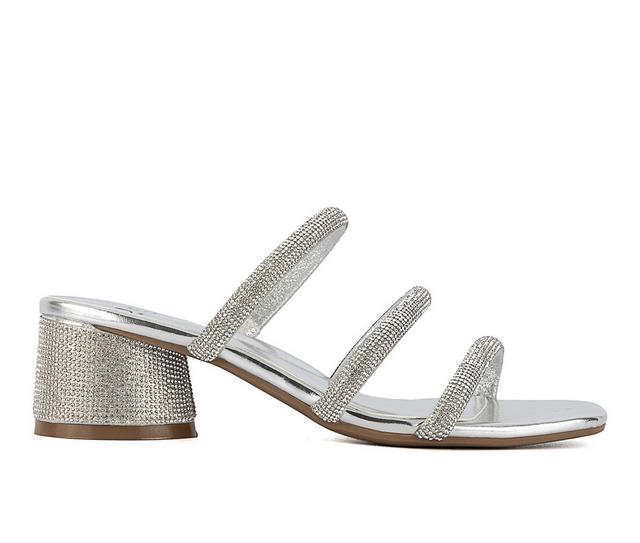 Women's Jones New York Melli Special Occasion Shoes in Silver color