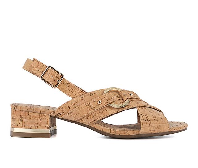 Women's Jones New York Grenel Dress Sandals in Cork color