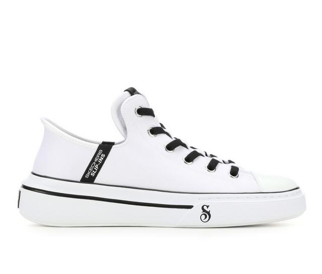 Men's SKECHERS X SNOOP DOGG 251026 Snoop One Boss Life Slip-Ins in White/Black color