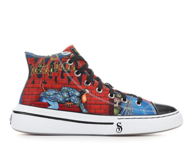 Men's SKECHERS X SNOOP DOGG 251045 Snoop One High Top Sneakers in Doggy Album color