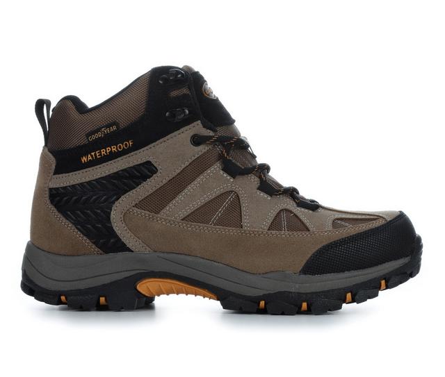 Men's GOODYEAR Talon WP Hiking Boots in Brown color