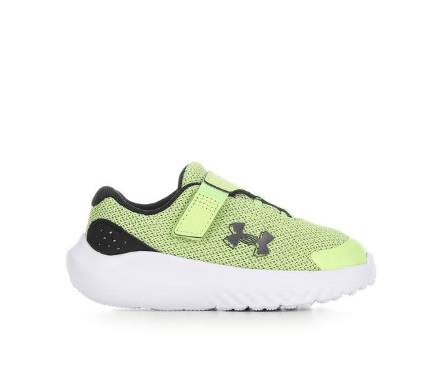 Boys' Under Armour Toddler Surge 4 Running Shoes in MorphGreen/Blk color