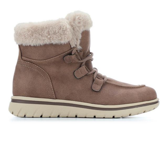 Women's Cliffs by White Mountain Harisson Winter Booties in Stone color