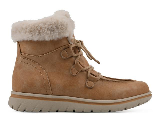 Women's Cliffs by White Mountain Harisson Winter Booties in Wheat color