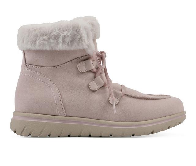 Women's Cliffs by White Mountain Harisson Winter Booties in Pale Pink color