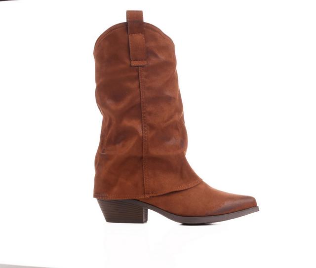 Women's Jellypop Maddie Western Boots in Dark Brown color