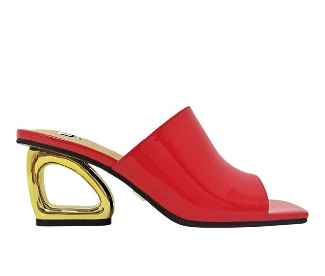 Women's Ninety Union Florence Dress Sandals in Red color