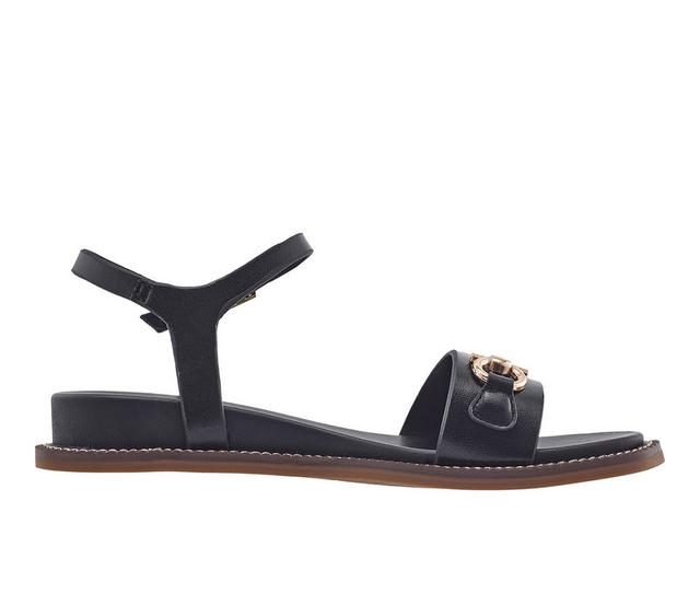 Women's Ninety Union Madison Low Wedge Sandals in Black color