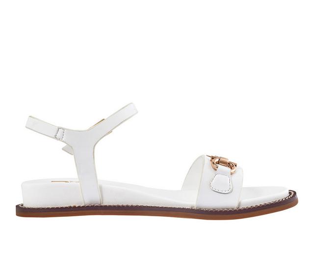 Women's Ninety Union Madison Low Wedge Sandals in White color